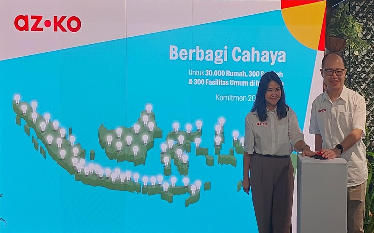Dorong Efisiensi Energi, AZKO Perluas Program Berbagi Cahaya ke 80 Kota
