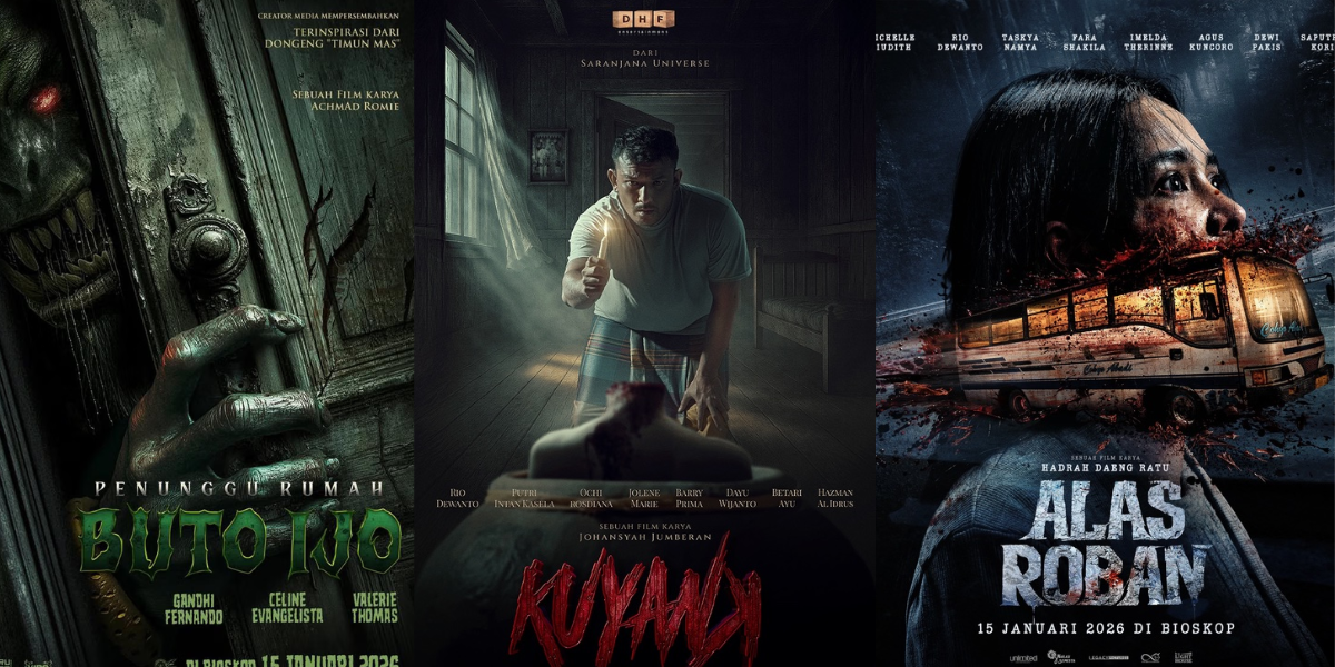 7 Film Horor Indonesia Tayang Januari 2026, Cerita Mistis Lokal Siap Mengguncang Bioskop