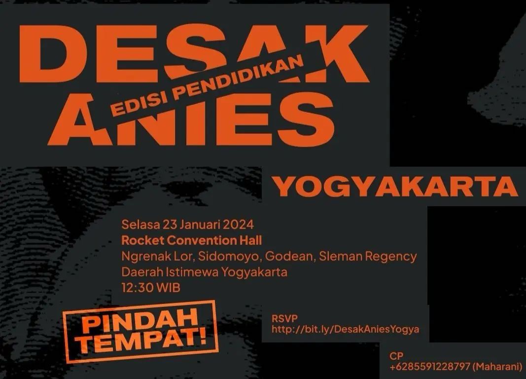 Pindah Venue, Antusiasme Pendukung Anies Hadiri Desak Anies tetap Membeludak