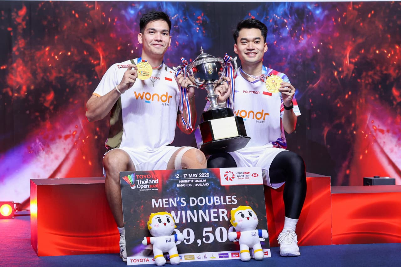 Debut Setelah Berpisah, Leo Rolly Carnando/Daniel Marthin Langsung Juara Thailand Open 2026