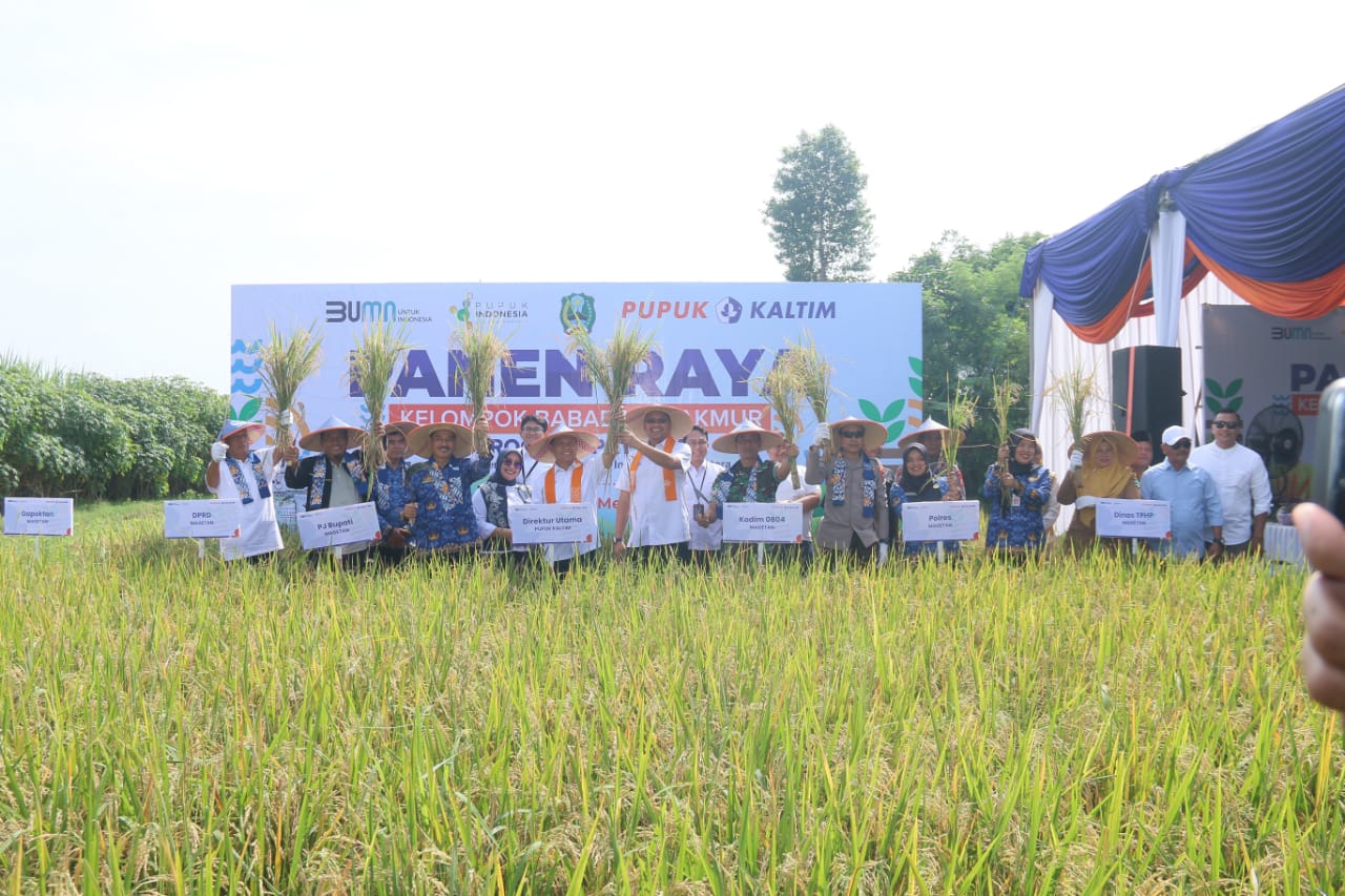 Pupuk Kaltim Targetkan 100.000 Hektar Lahan Gabung Program MAKMUR Guna Perkuat Ketahanan Pangan
