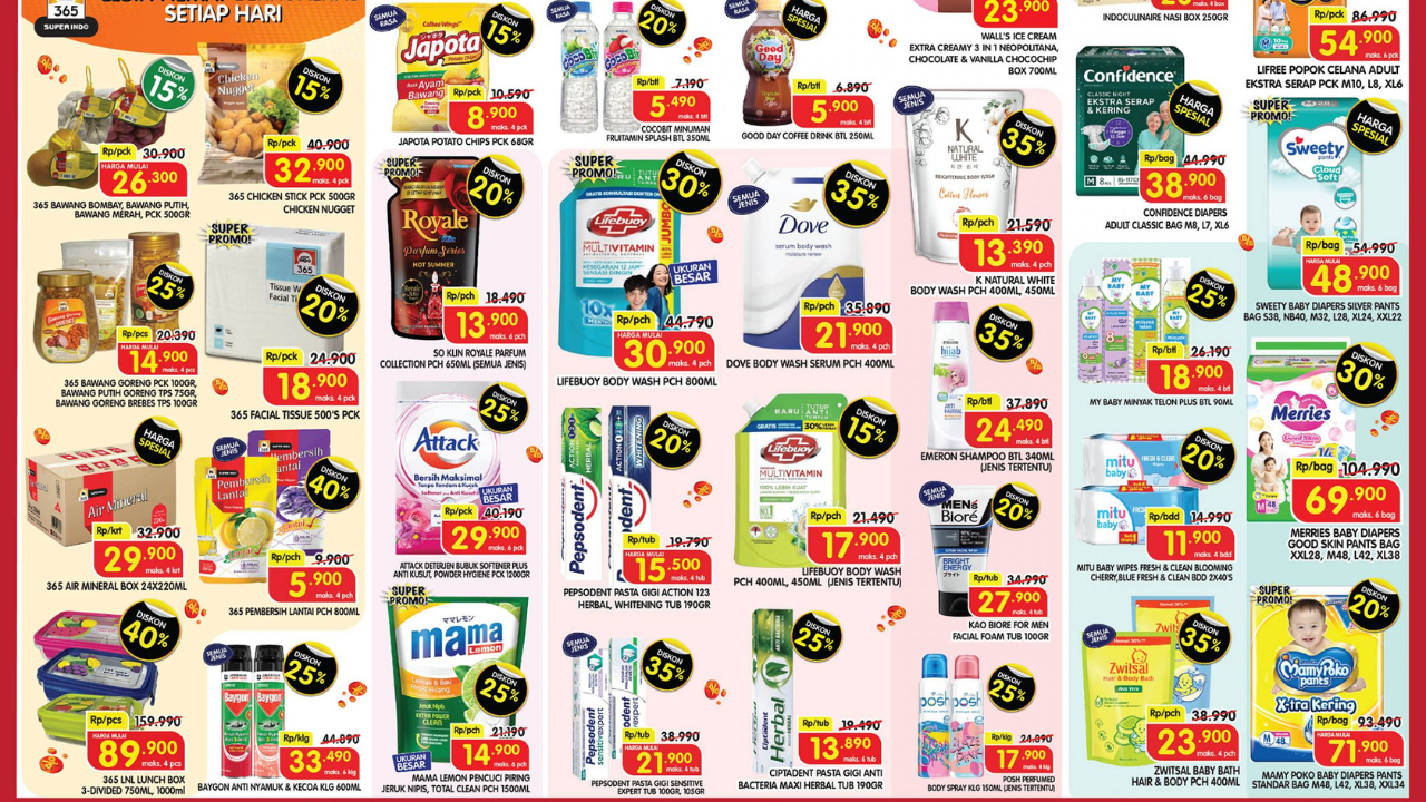 Promo JSM Superindo Hari Ini Terbaru 6 Juli 2025, Awal Bulan Sabun Pencuci Piring Rp14 Ribuan