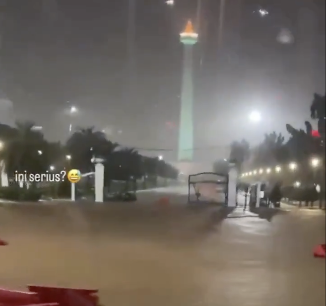 Banjir Melanda Jakarta, Monas dan Bandara Ikut Sempat Terendam