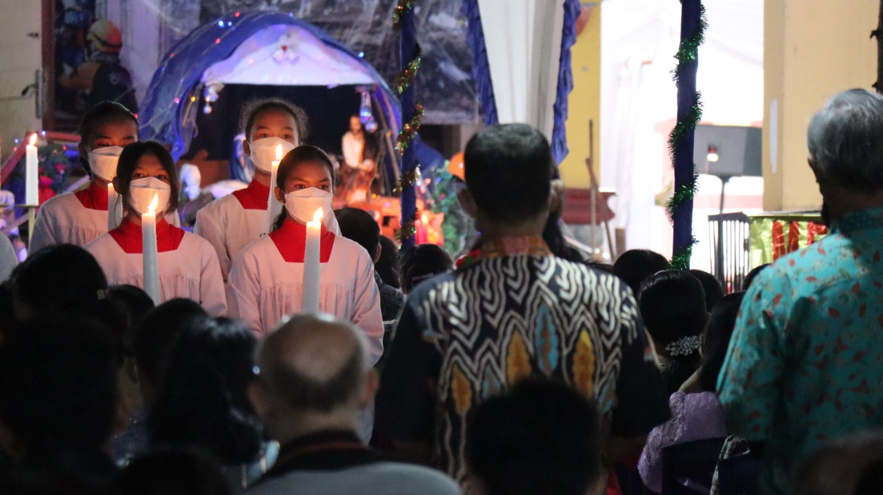 Rayakan Natal Menggunakan Tenda, Korban Gempa Cianjur Perkuat Toleransi