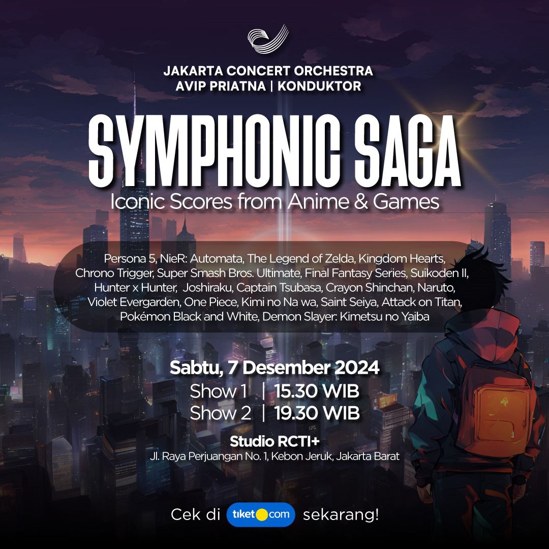 Cek Harga Tiket dan Jadwal Konser Symphonic Saga, Hadirkan Soundtrack Game Anime Lewat Orkestra