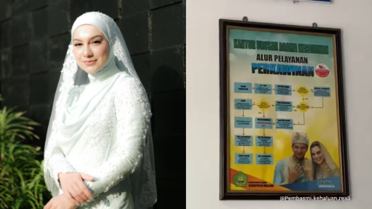 Viral Foto Nikah Irish Bella dan Ammar Zoni Dipajang di KUA, Netizen: Ganti Pevita Aja!