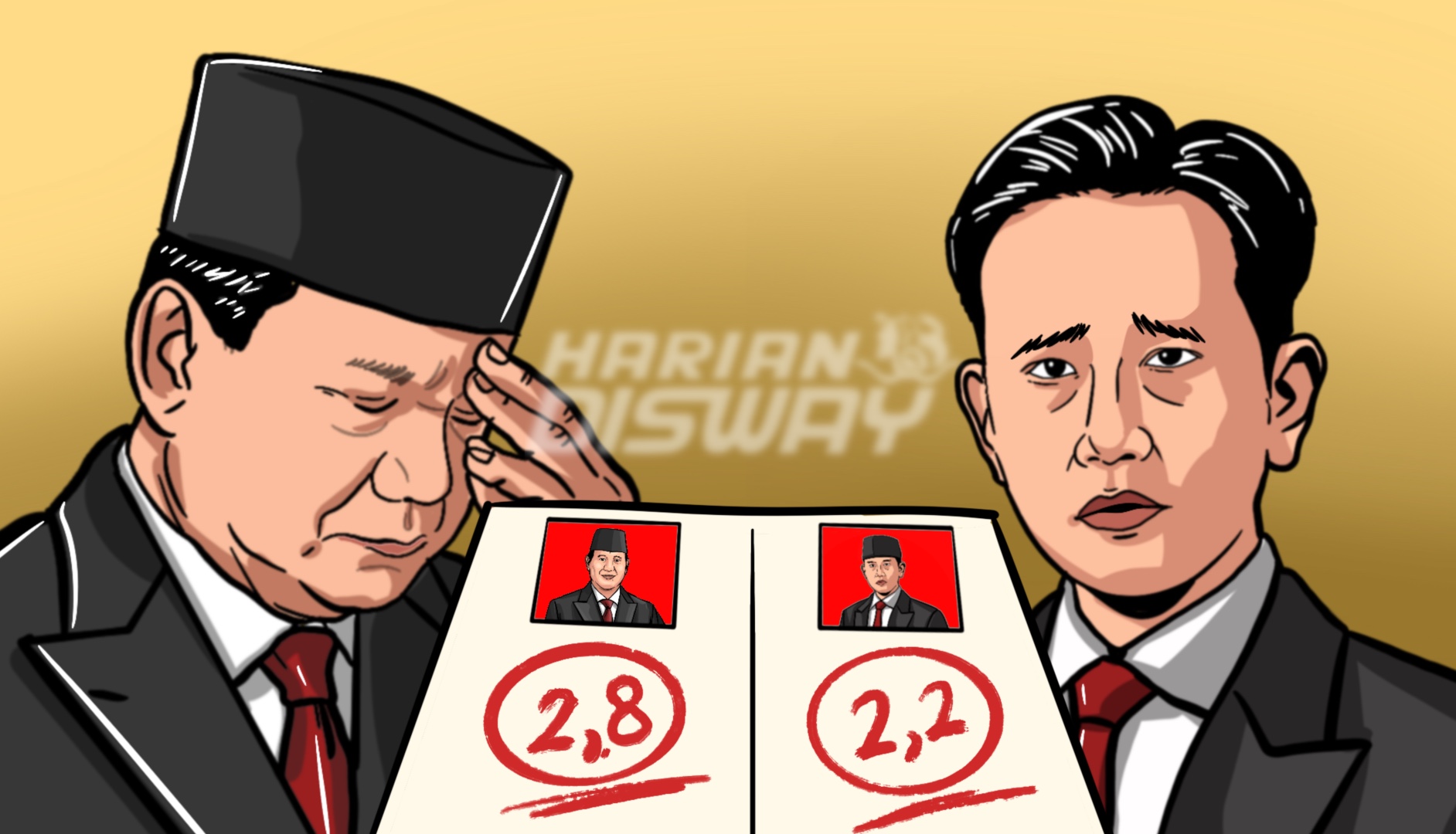 Rapor Merah Prabowo-Gibran