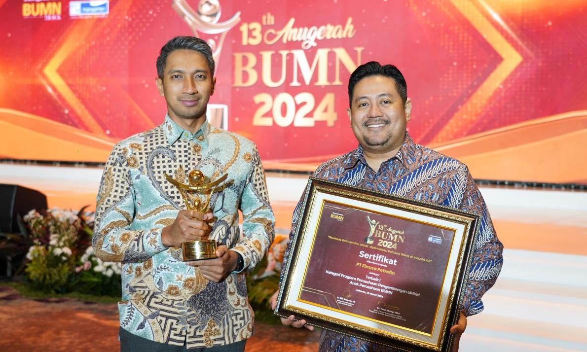 Elnusa Petrofin Juarai Pengembangan UMKM Terbaik di Anugerah BUMN 2024
