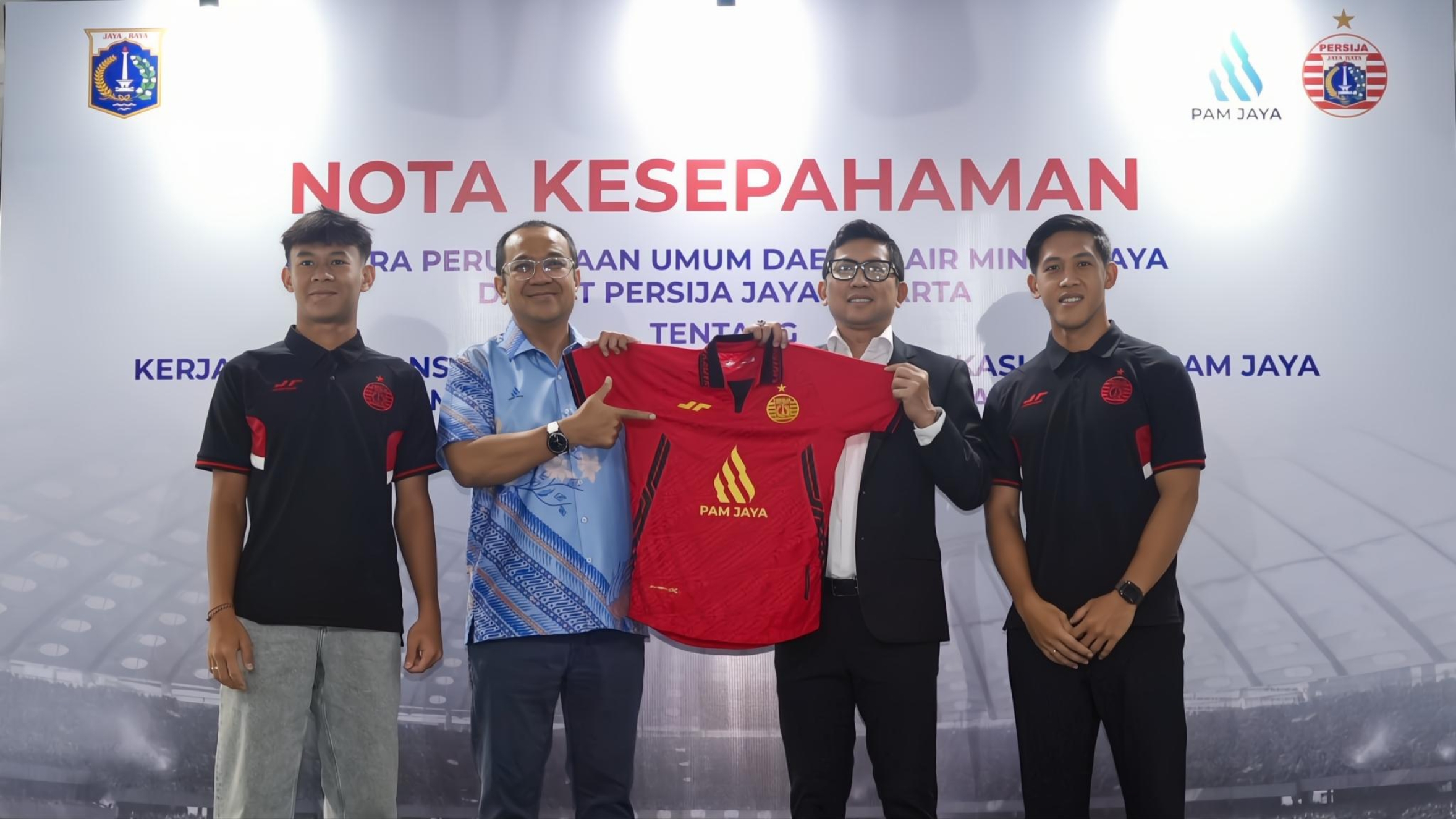 PAM Jaya Resmi Jadi Sponsor Utama Persija Musim Depan, Pramono: Awas kalau Nggak Juara!