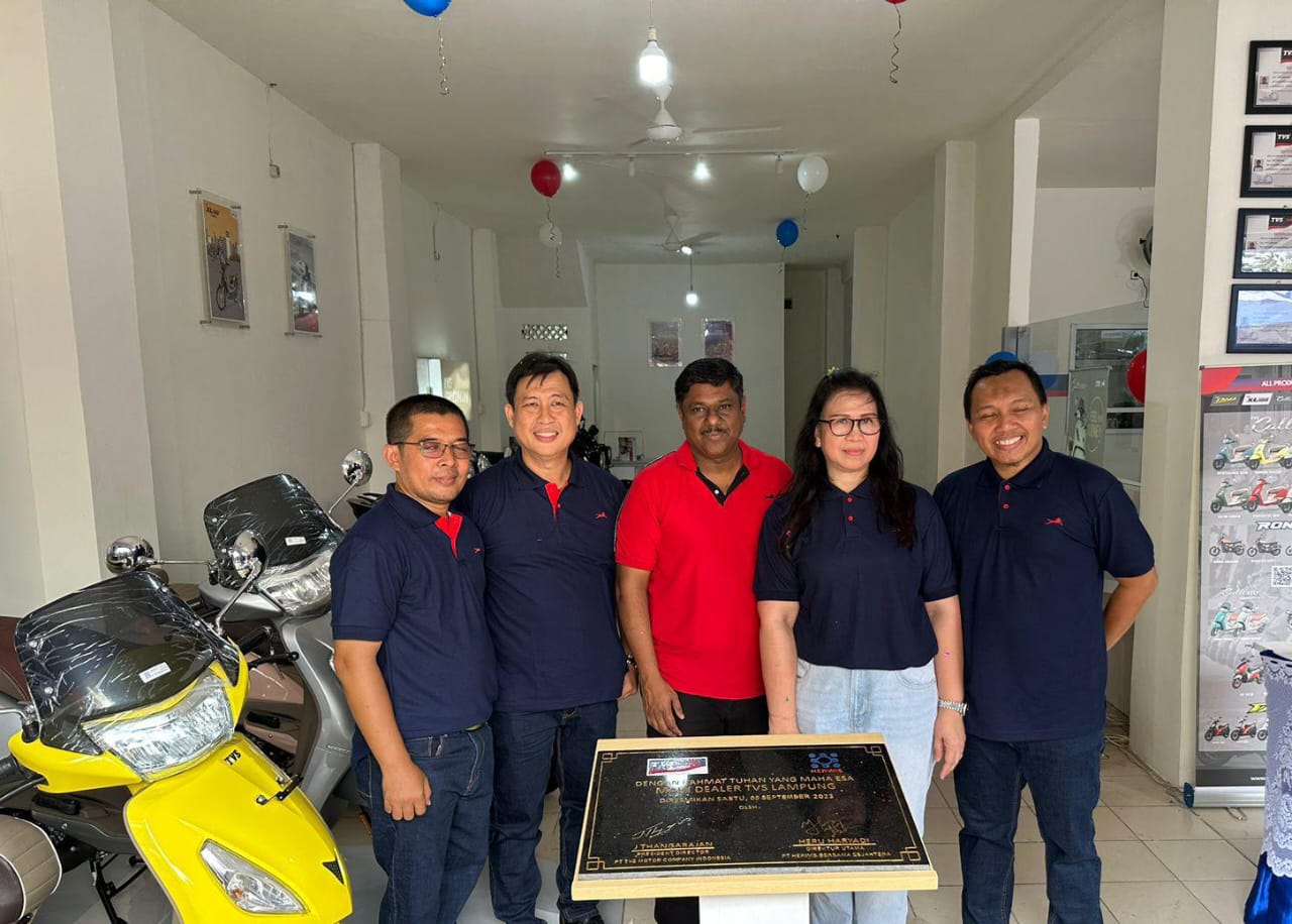 TVS Punya Dealer Baru di Lampung, Lengkap dengan Konsep 3S