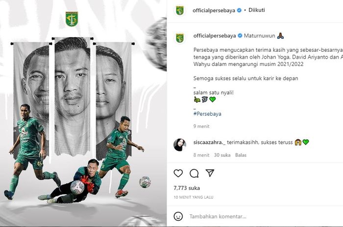 Daftar Pemain Persebaya yang Dilepas Musim Ini, Ada Nama Arizky Wahyu! 