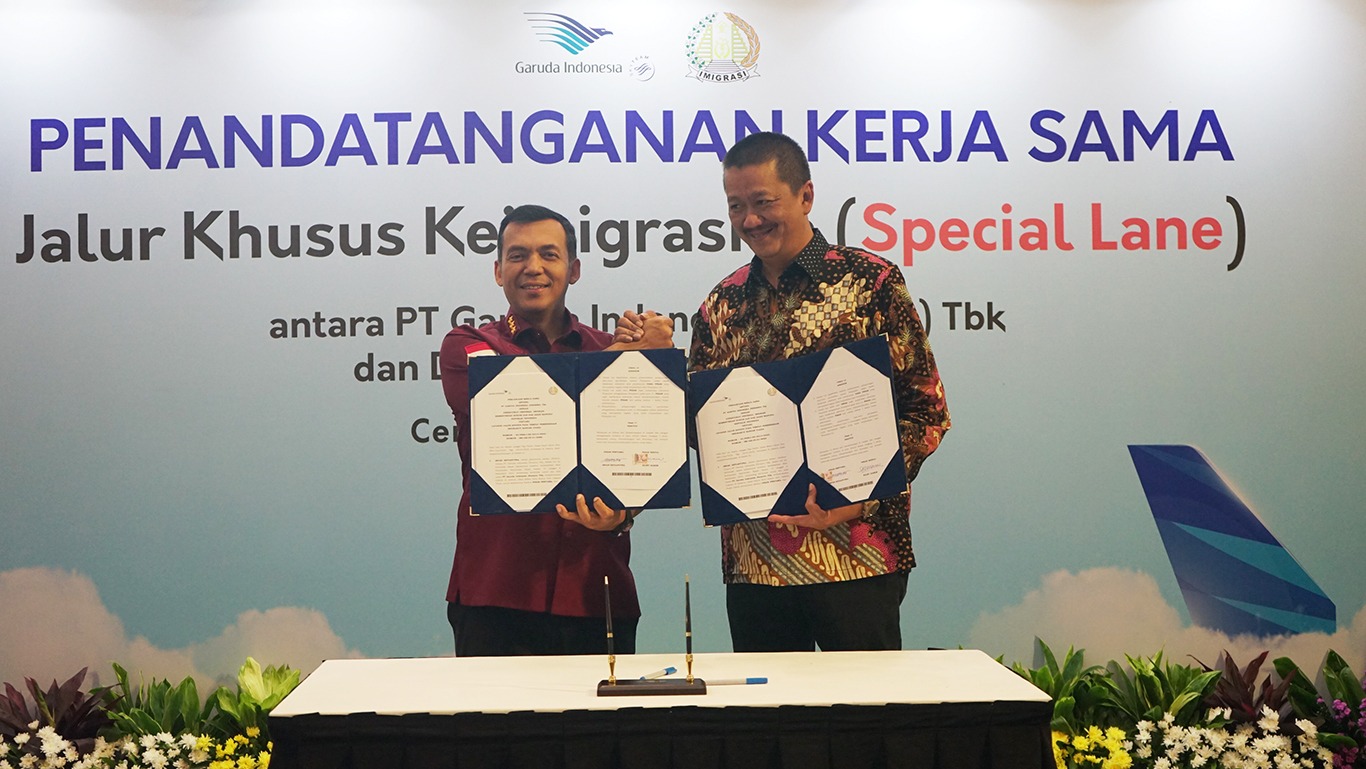 Garuda Indonesia - Ditjen Imigrasi Buka Jalur Khusus di Bandara Soetta dan Ngurah Rai