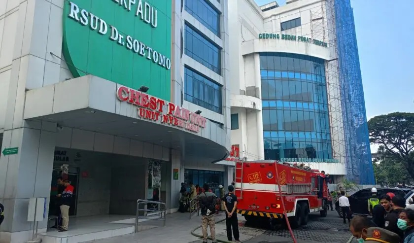 Kebakaran Gedung Jantung RSUD Dr. Soetomo Surabaya, 1 Pasien ICU Meninggal Dunia