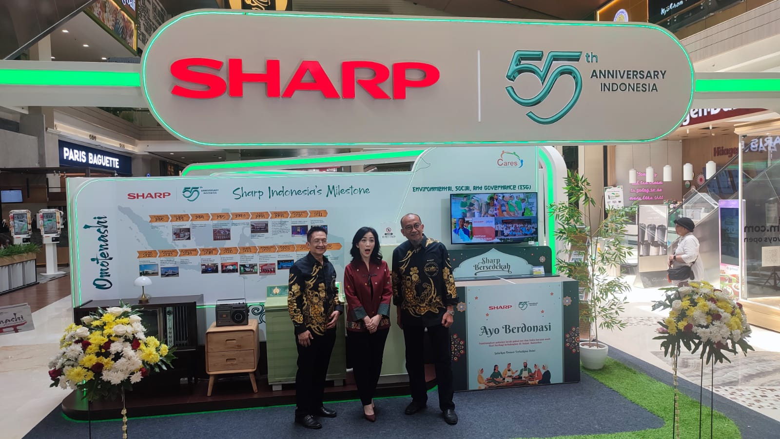 Hadir 55 Tahun di Indonesia, Sharp Usung Filosofi Omotenashi, Melayani dengan Hati