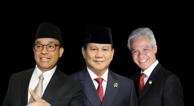  Survei ICRC: Prabowo-Gibran 37,3%, Ganjar-Mahfud 33,5%, Anies-Imin 24,1%