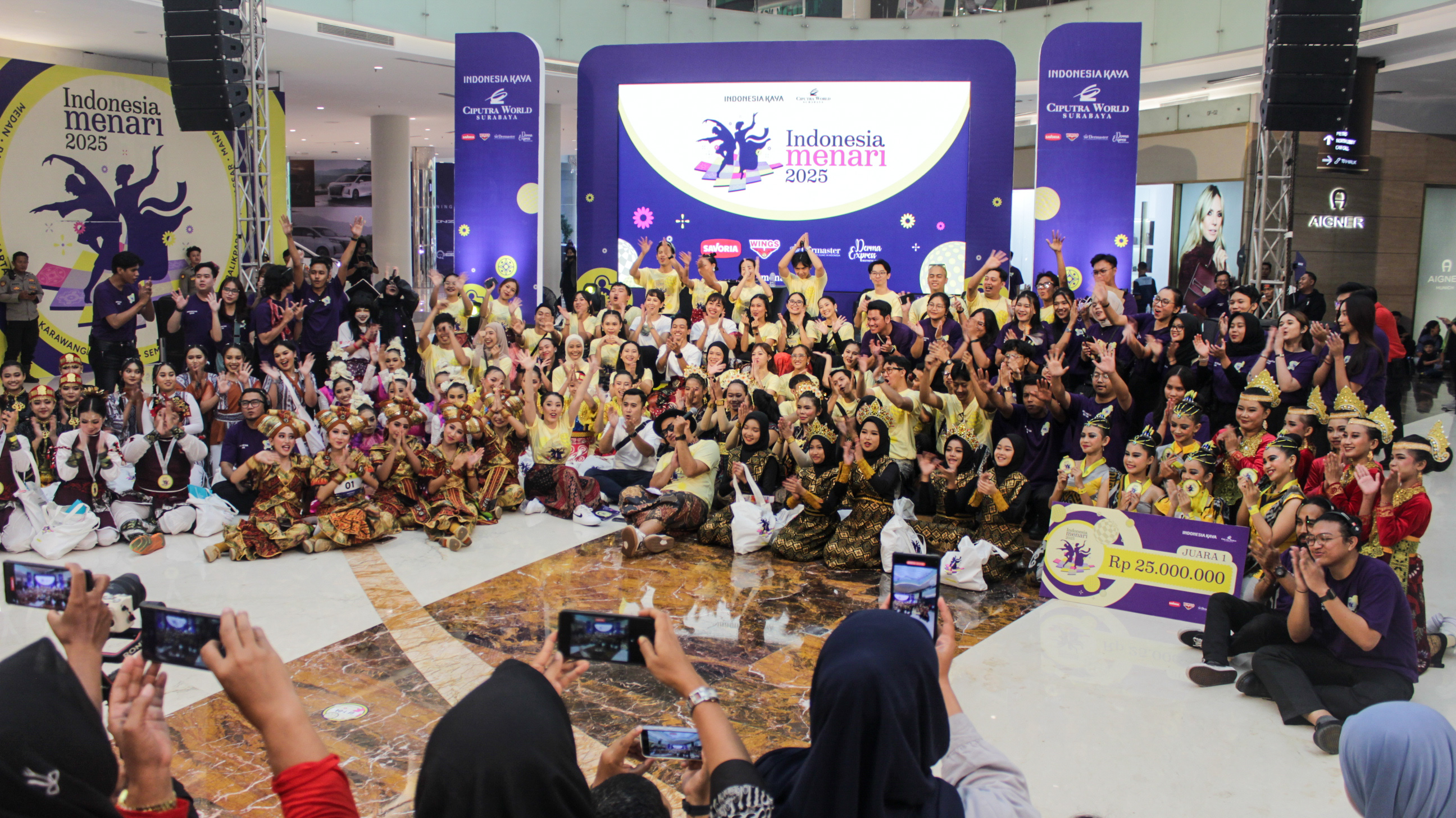 Indonesia Menari 2025, Surabaya Jadi Kota Paling Antusias