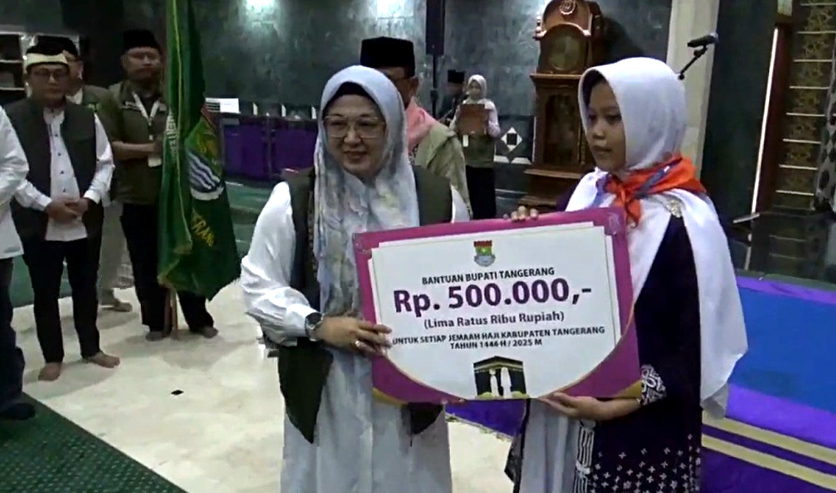 Keren! Pemkab Tangerang Beri Uang Saku Rp 500 untuk Setiap Jemaah Haji