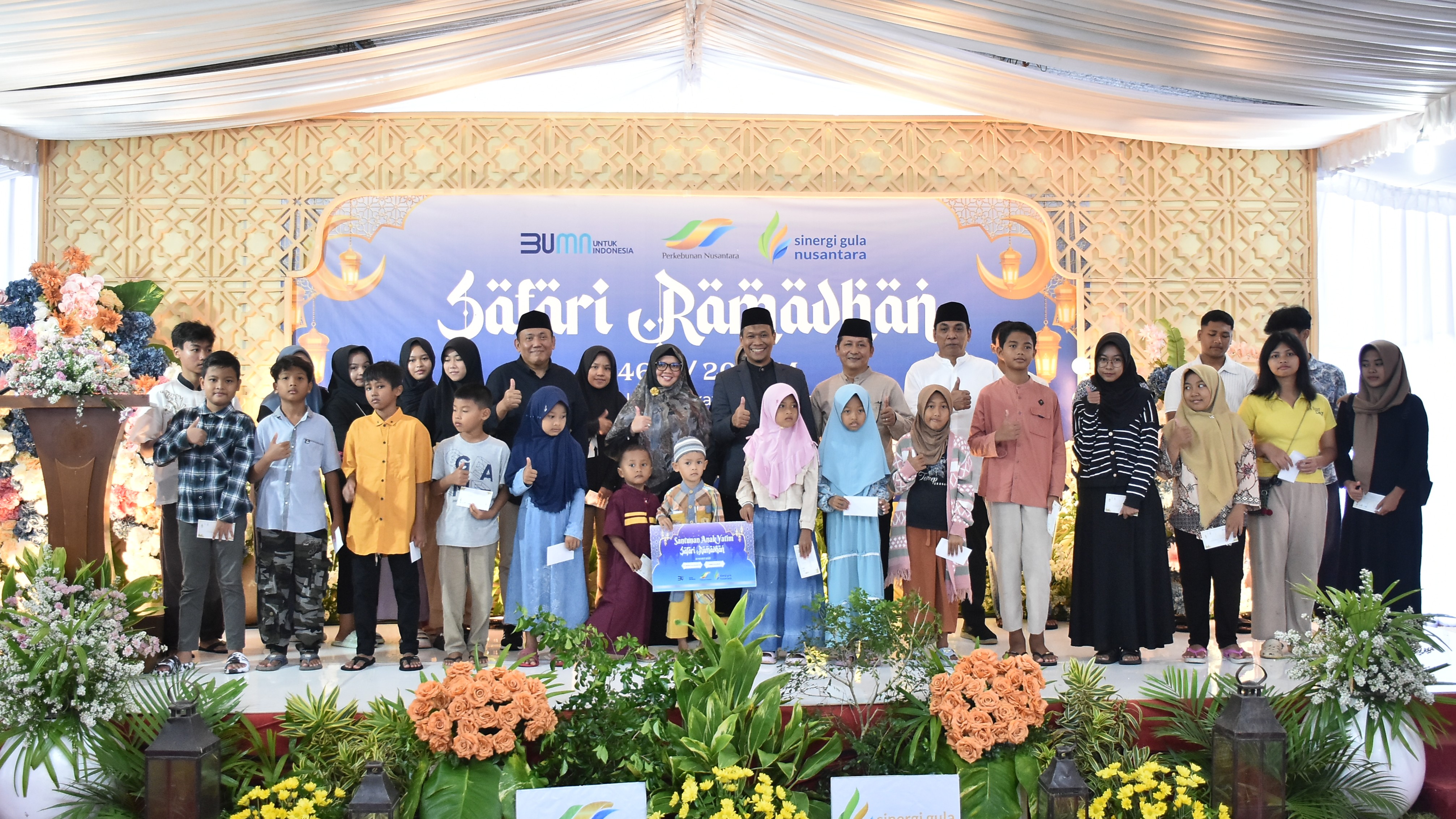 PT Sinergi Gula Nusantara Gelar Safari Ramadan di PG Mojo, Sragen