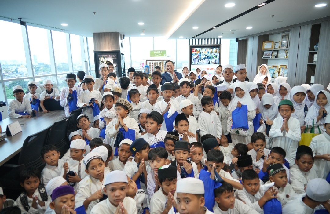 Belajar Kerja dan Berbagi, PNM Ajak Anak Yatim Rasakan Peran Pemberdaya UMKM di Ramadan