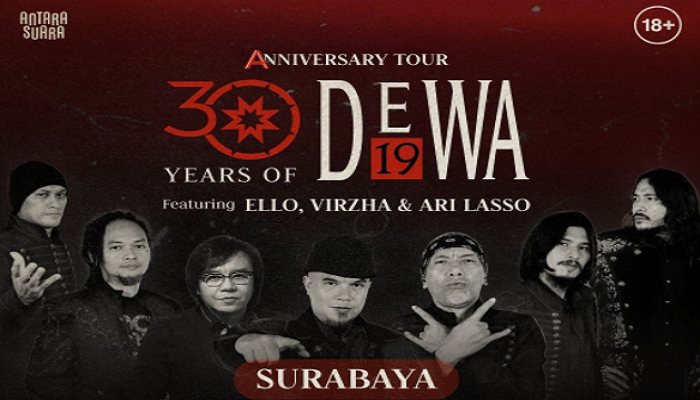 Ari Lasso Ajak Arek Suroboyo Nonton Konser 30 Tahun Dewa 19 di Surabaya, Catat Tanggalnya!