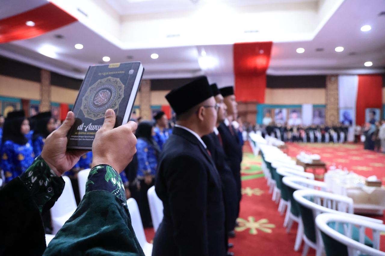 Rudy Susmanto Lantik Pejabat Administrator, Pengawas, dan Fungsional