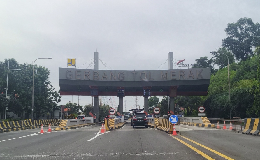 H-3 Mudik Lebaran 2025, Lalin Tol Arah Pelabuhan Merak Terpantau Lancar