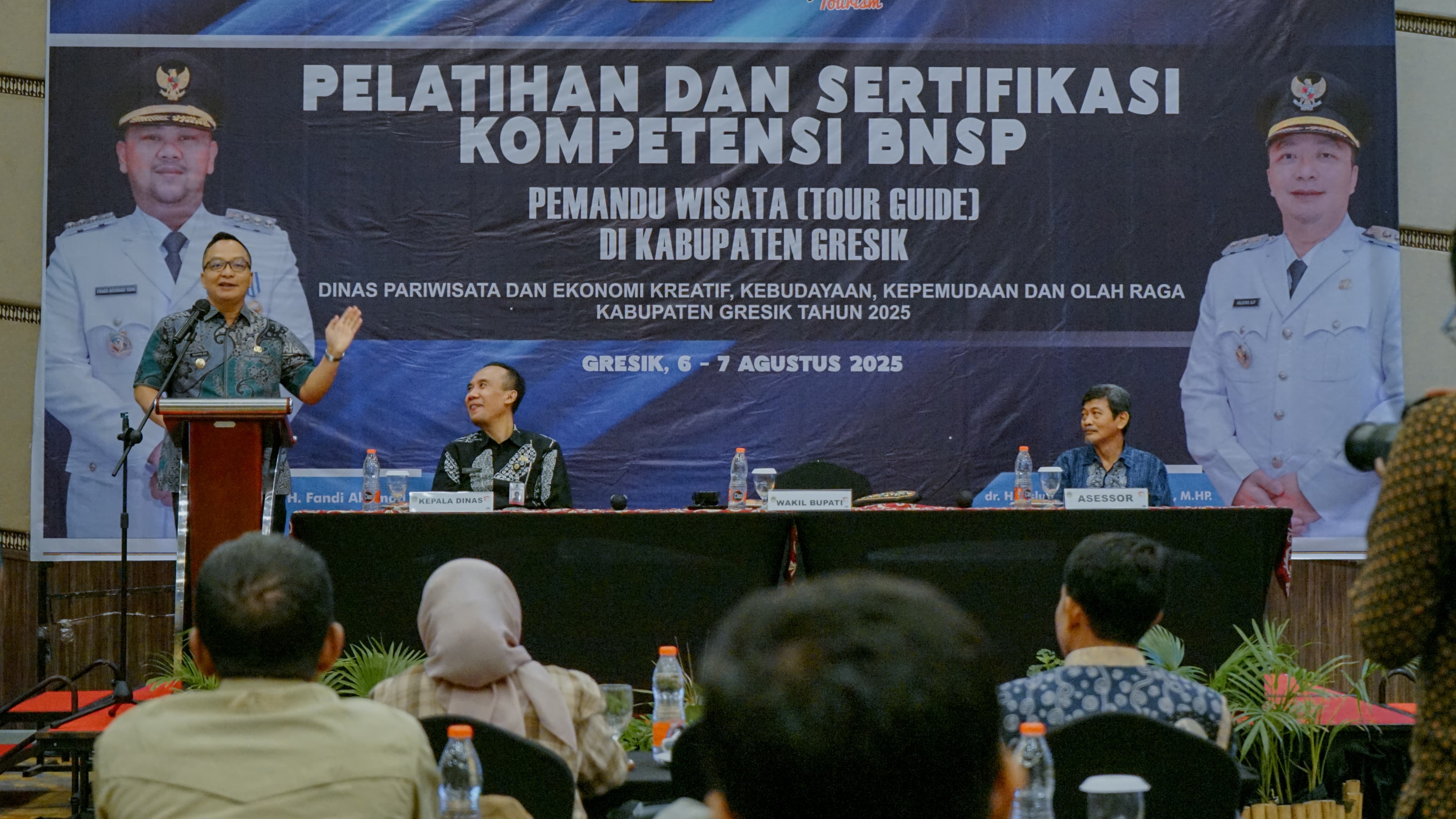 Wabup Gresik Buka Pelatihan Pemandu Wisata, Tingkatkan SDM di Sektor Pariwisata