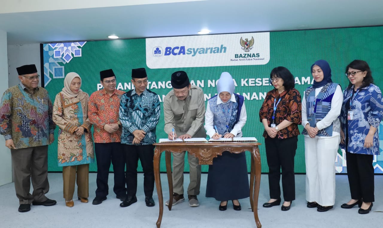Beri Kemudahan Masyarakat Berzakat, Baznas RI dan BCA Syariah Kerja Sama Layanan ZIS