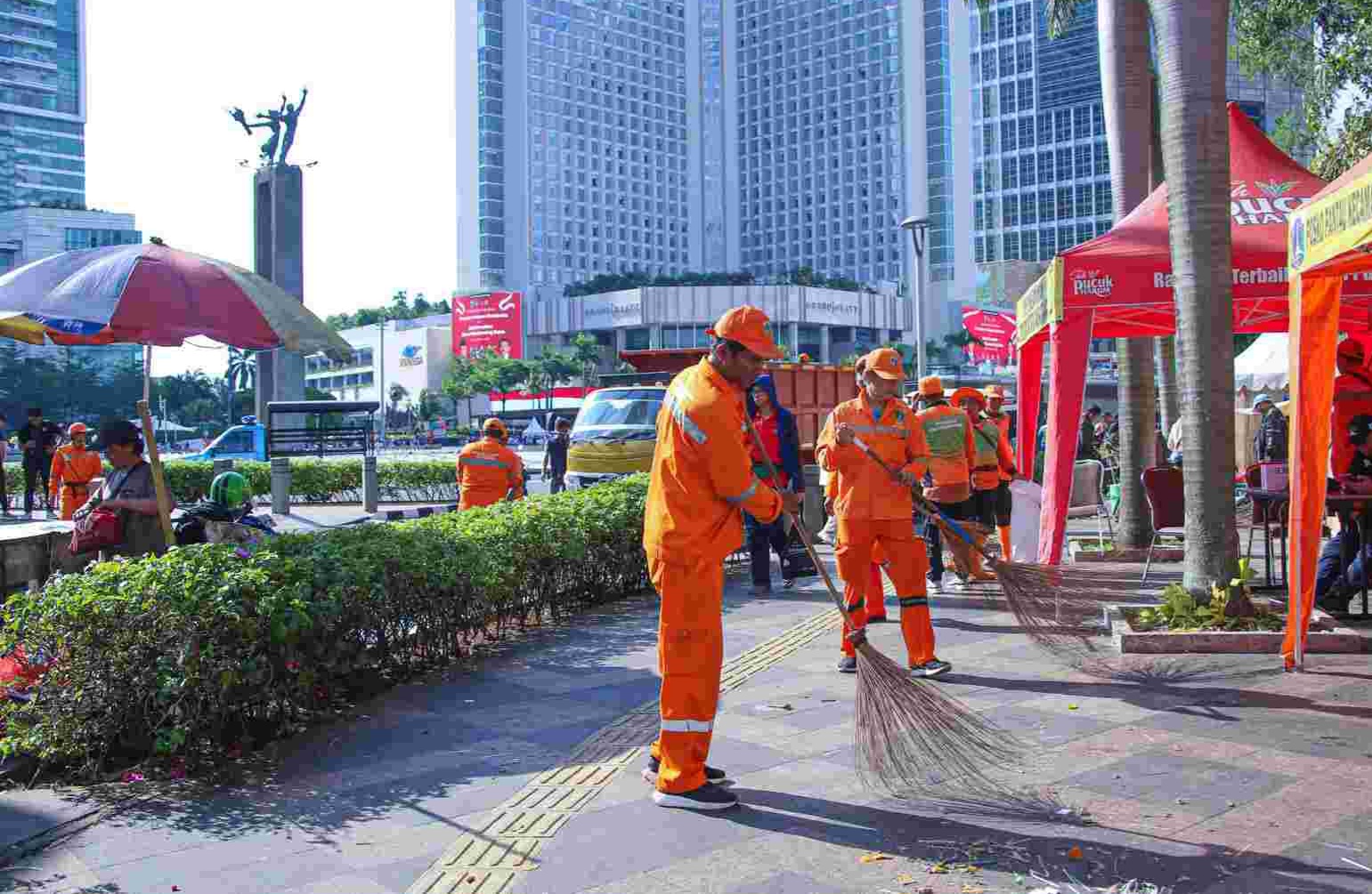 Jakarta Dipastikan Kembali Bersih Pasca Rangkaian Acara Pelantikan Prabowo