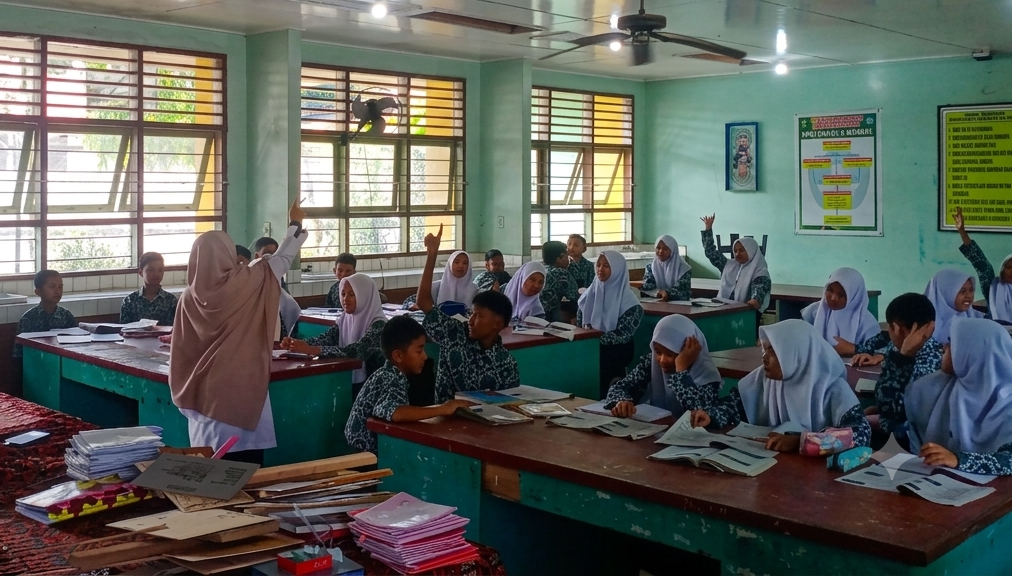 Pertamina NRE Sulap Sekolah di Bengkalis Jadi Pusat Energi Surya 