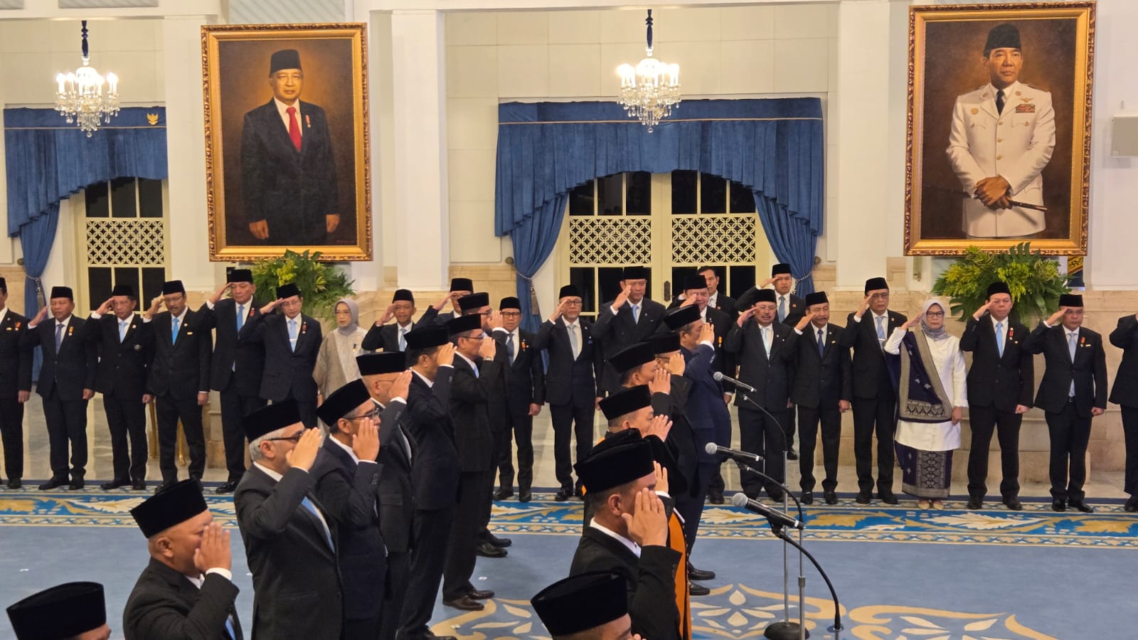 Pelantikan di Istana: Prabowo Resmikan Pimpinan BNN, BNPT, hingga Otorita Pantura
