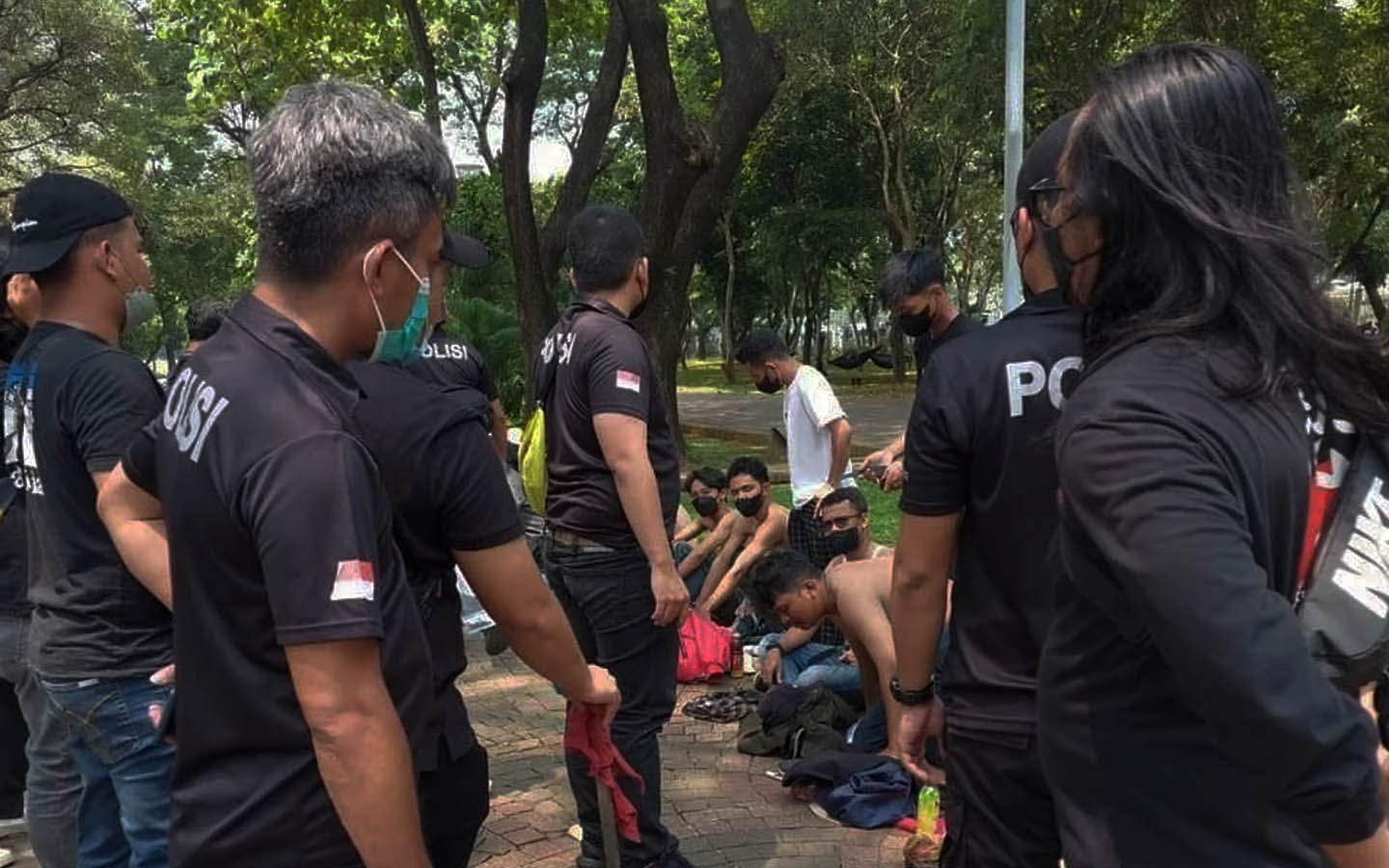 Gelaran Aksi BEM Ternoda, Polisi Serok 17 Orang Tanpa Identitas