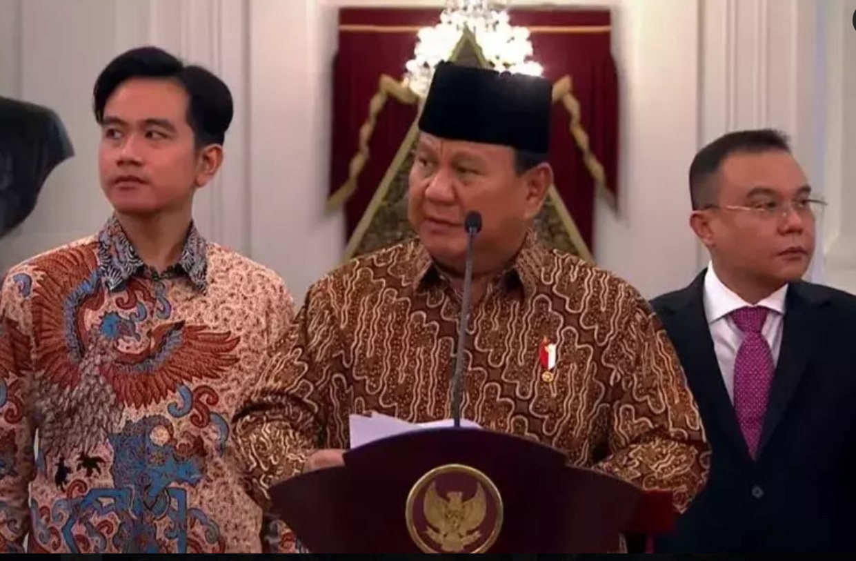 Prabowo Resmi Jadi Presiden,  Berikut Nama Badan Baru Kabinet Merah Putih