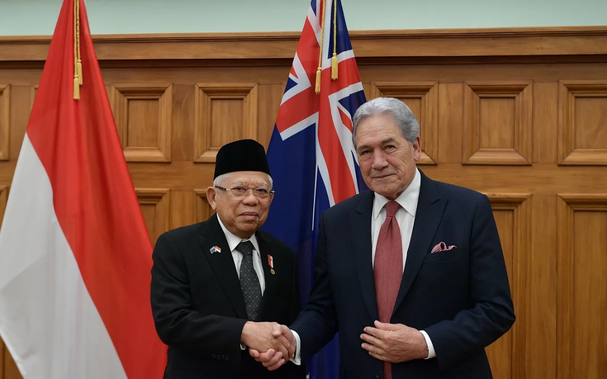 Bertemu PM Selandia Baru, Wapres Sebut Dua Negara Sepakat Soal Gencatan Senjata Israel - Palestina