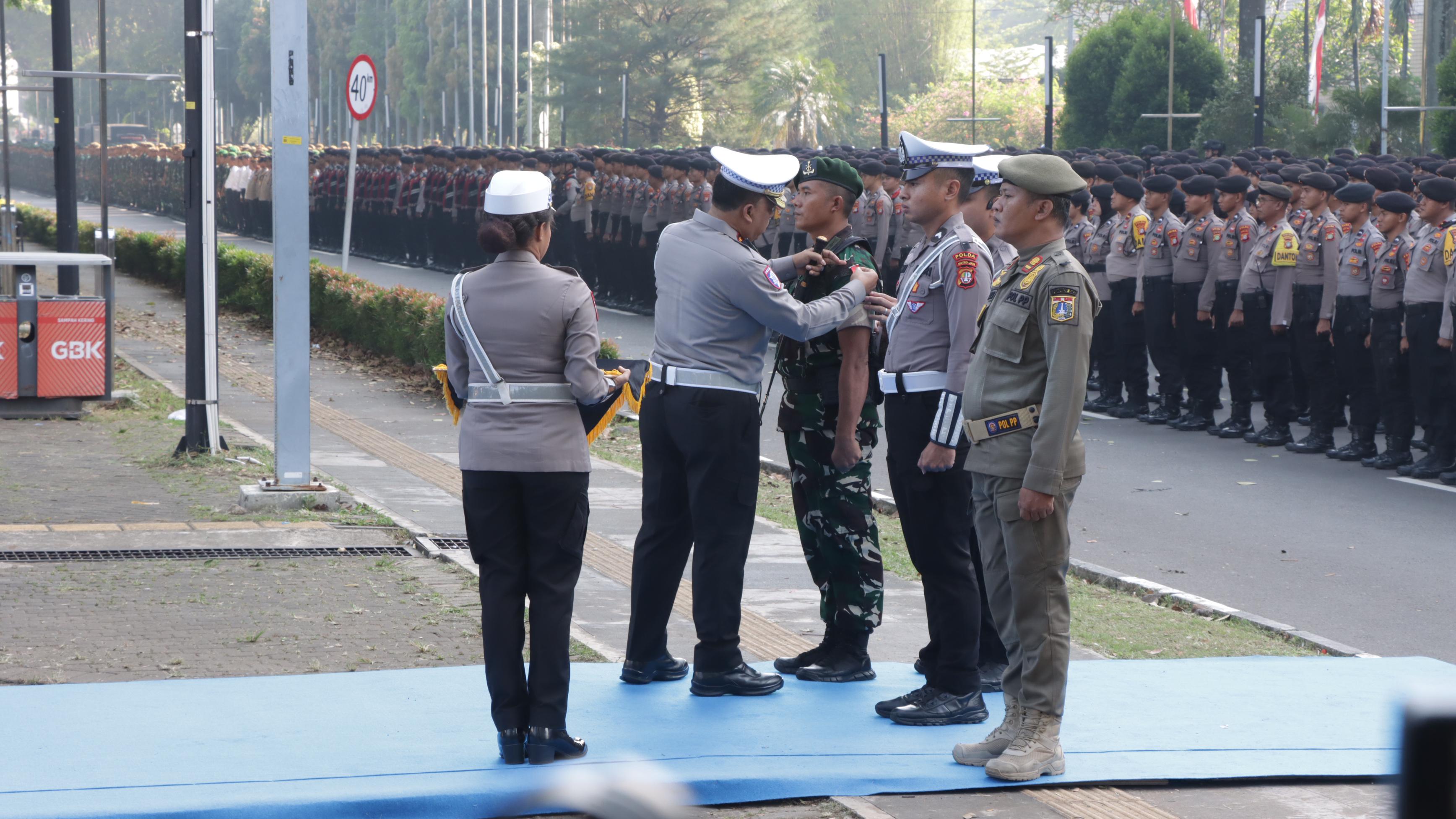 Ribuan Personel Gabungan Ikuti Apel Merdeka Jaya 2025 Amankan HUT ke-80 RI di Monas