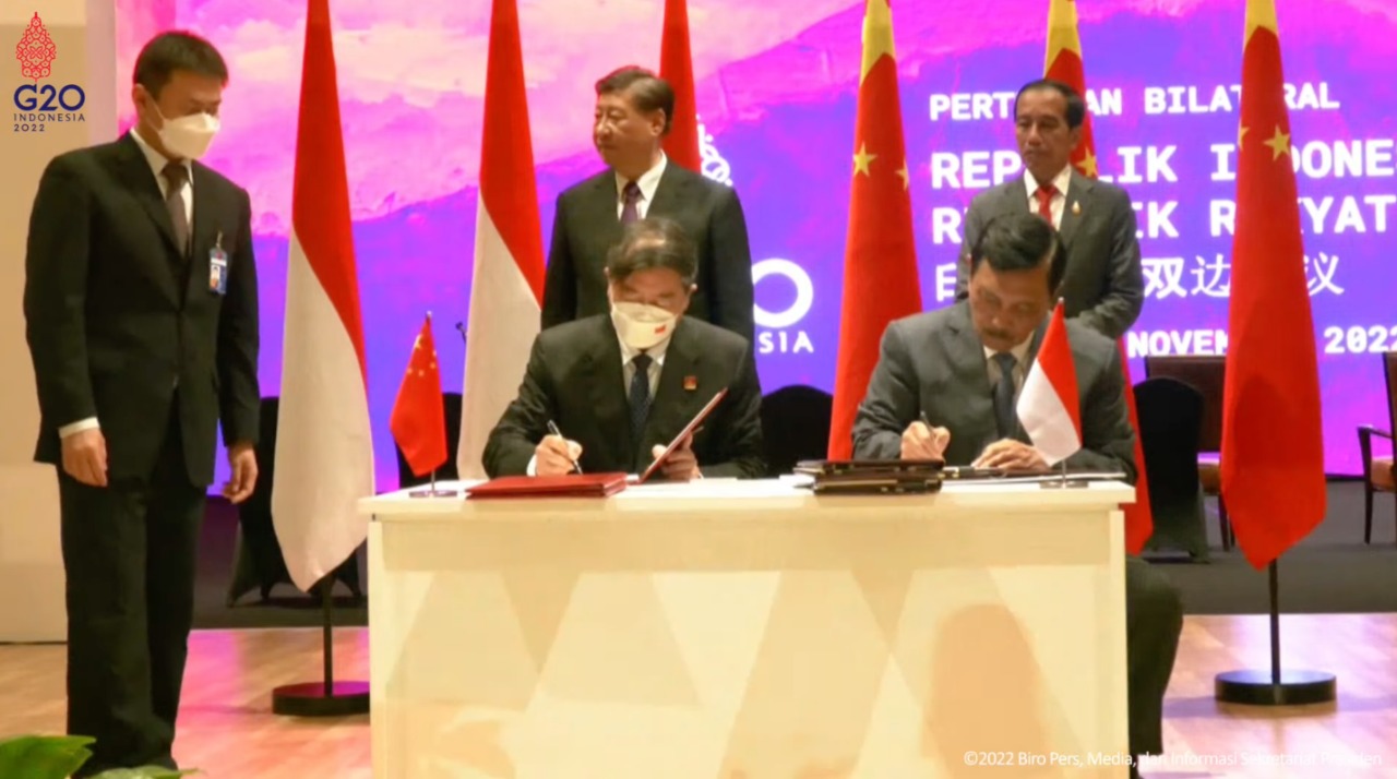 5 Dokumen Kerjasama Tiongkok - Indonesia Diteken Saat Pertemuan Xi Jinping dan Jokowi di Bali