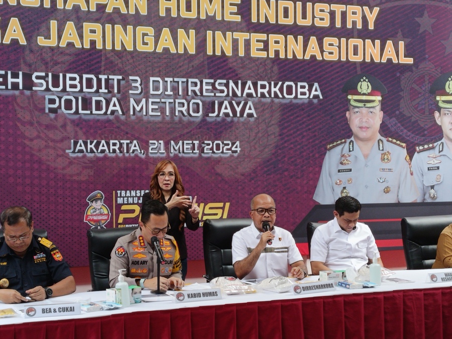 Home Industri Dibongkar, 2,5 Juta Tablet Narkoba Diamankan di Citeureup Bogor