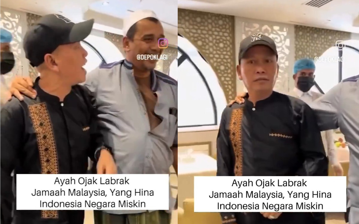 Ayah Ojak Ngamuk Gegara Jemaah Malaysia Hina Indonesia Negara Miskin, Netizen: Malaysia Nyari Ribut Mulu