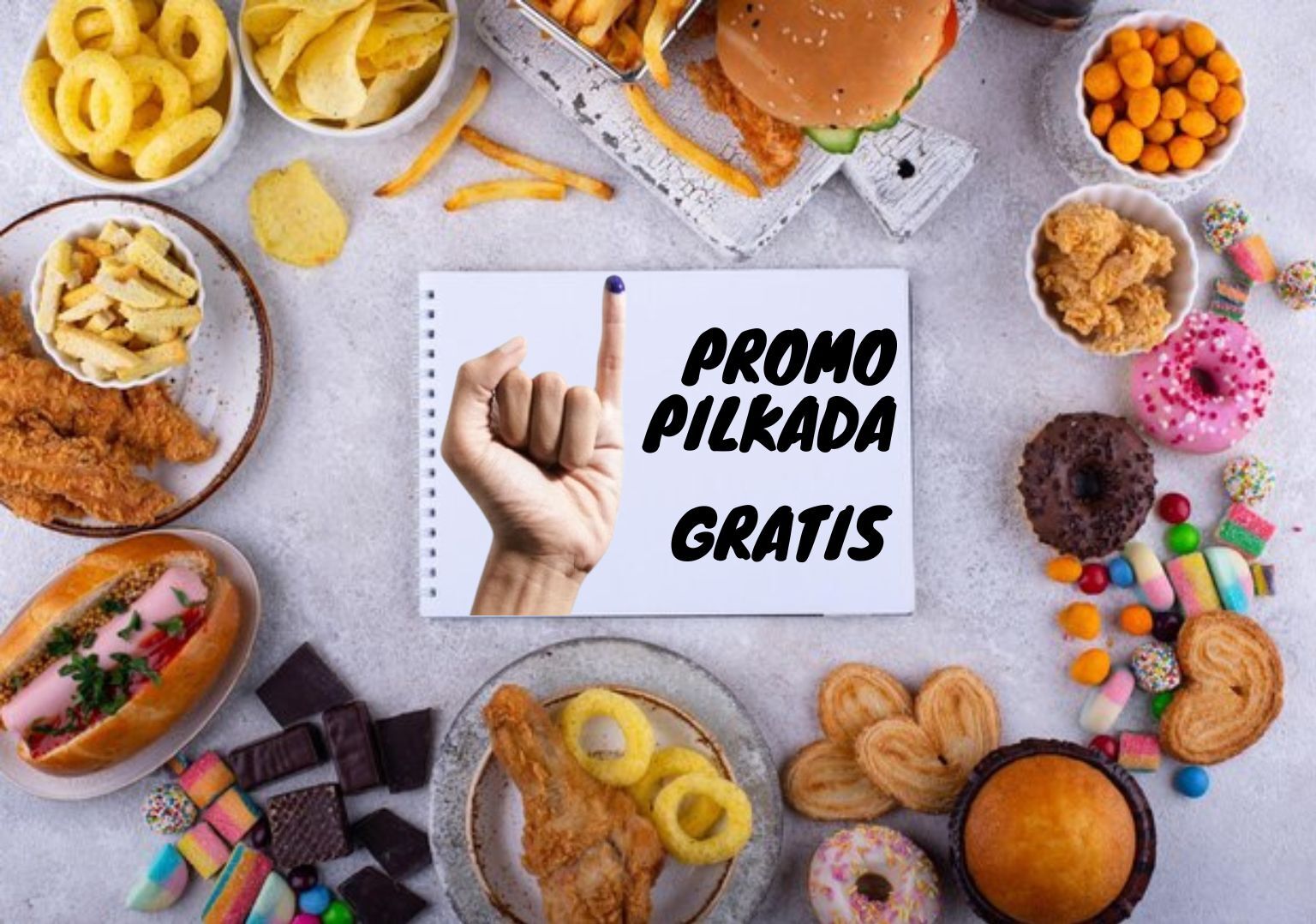 Daftar Promo Makan Gratis Pilkada 27 November 2024 di Surabaya