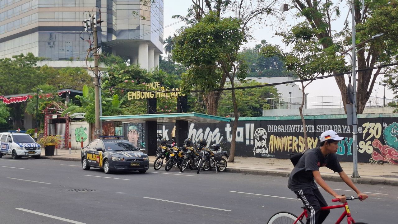 Jalan Embong Malang Surabaya Kembali Normal Pascabentrok Dua Kubu Massa