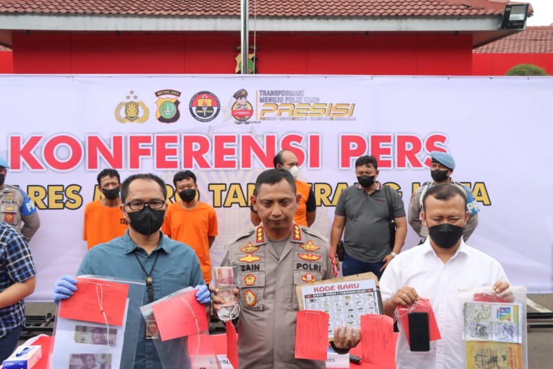 Polres Metro Tangerang Kota Bongkar Kasus Judi Online, 3 Orang Kini Jadi Tersangka