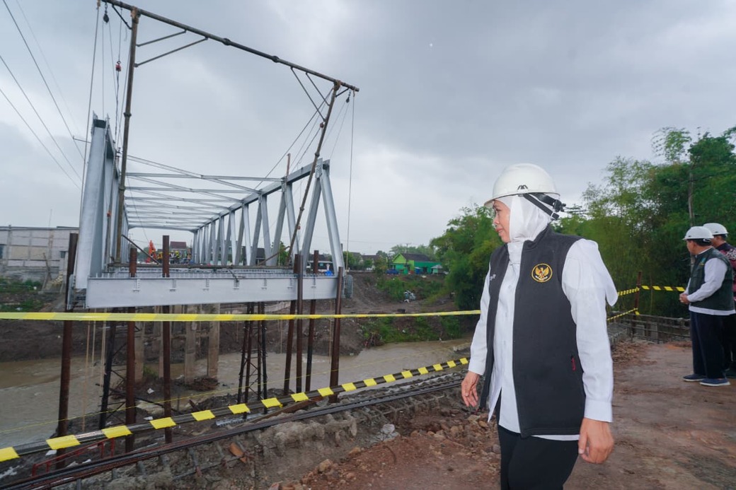Jembatan Kutorejo Segera Dibuka, Khofifah Sebut Akses Warga Nganjuk Kembali Terbuka Lebar
