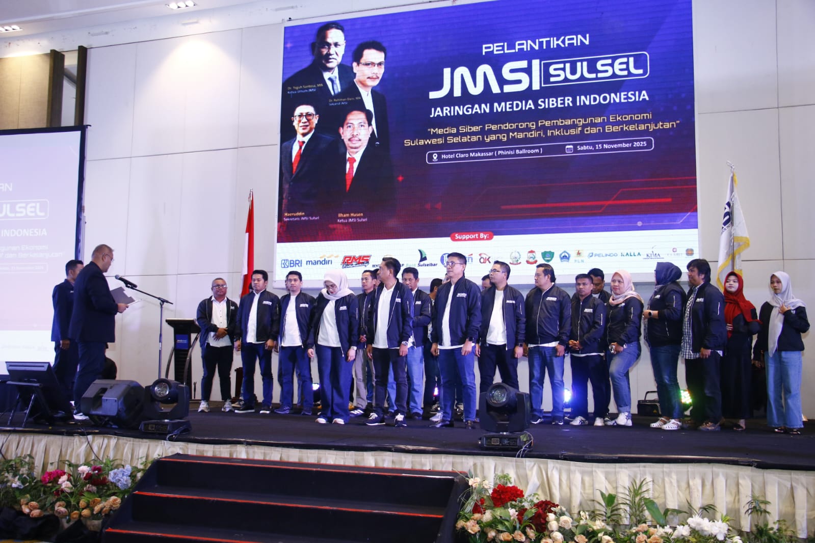  JMSI Sulsel Dilantik, Ilham Husen Siap Perkuat Peran Media Siber di Era Disrupsi