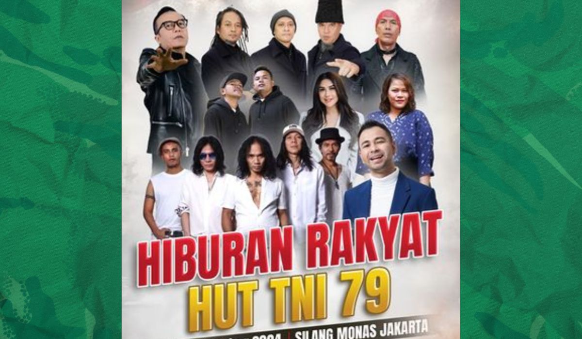 Hiburan HUT ke-79 TNI 5 Oktober 2024: Ada Slank, Dewa 19, Ari Lasso, Hingga NDX A.K.A