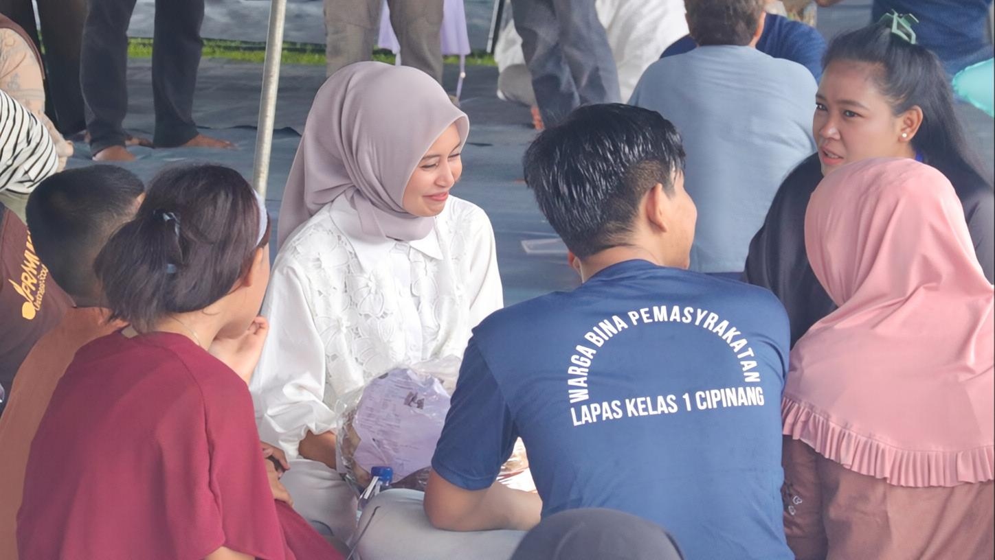 Momen Idul Fitri, Ribuan Keluarga Kunjungi Warga Binaan Lapas Cipinang