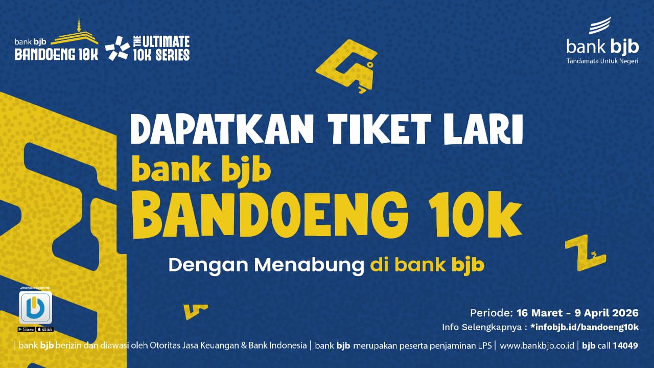 Bank bjb Hadirkan Promo Spesial Bandoeng 10K, Lari Seru Sambil Menabung