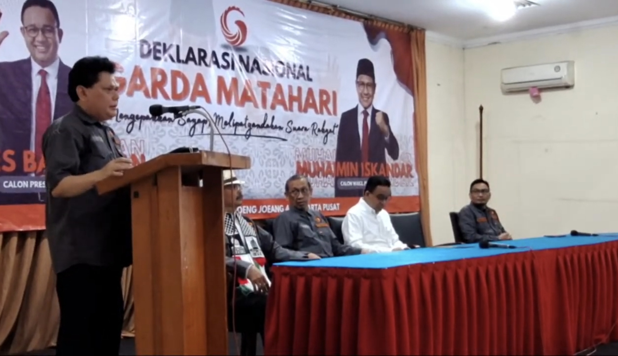 Relawan GARDA MATAHARI Resmi Deklarasikan Pasangan AMIN Untuk Pilpres 2024