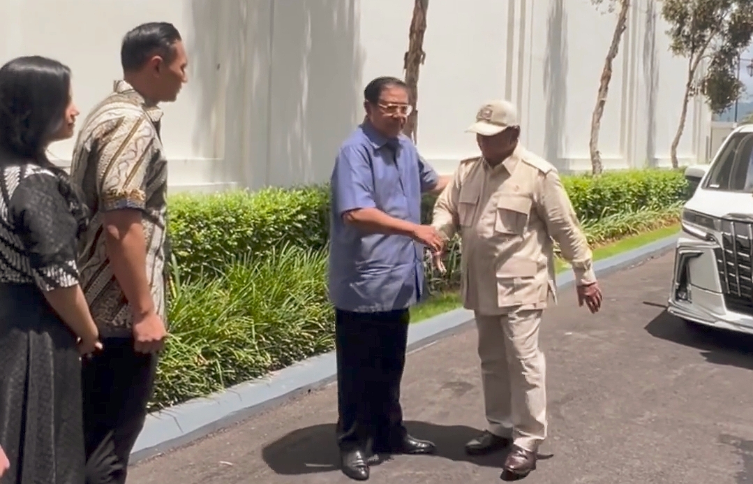 Prabowo Sowan ke Pacitan Usai Pilpres, SBY: Kini Beliau Komandan Saya