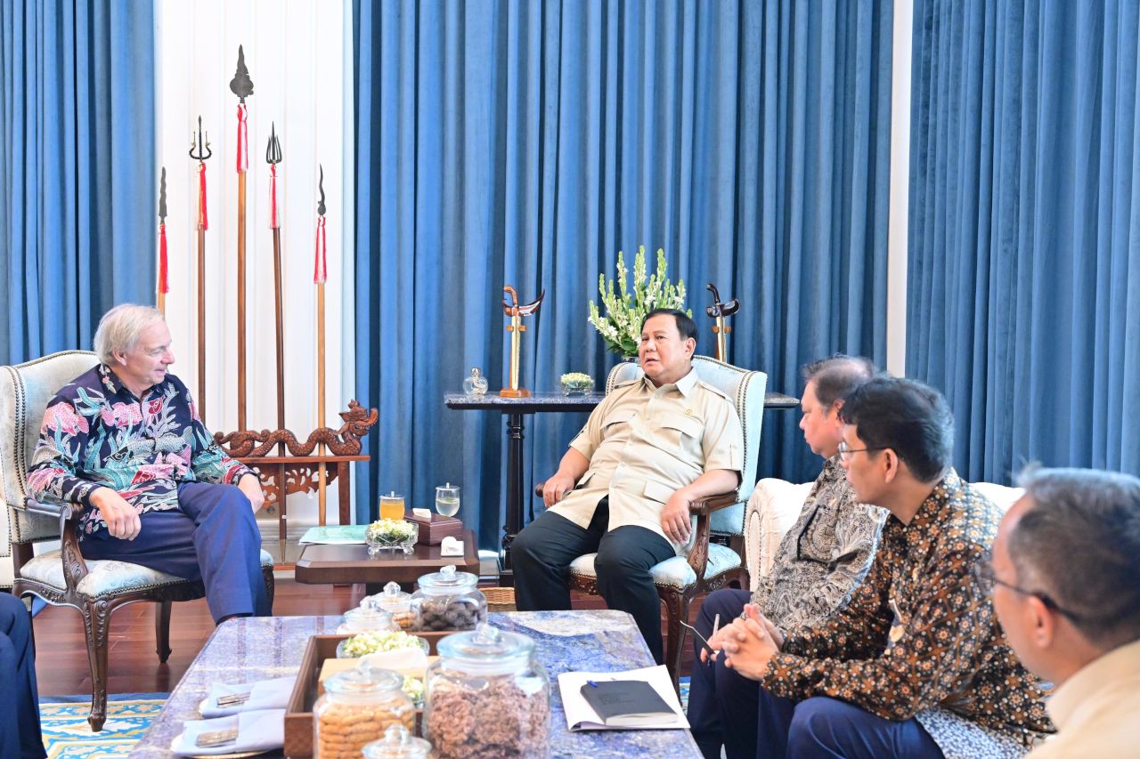 Terima Ray Dalio di Istana, Presiden Prabowo Cium Potensi Global Investasi di Indonesia