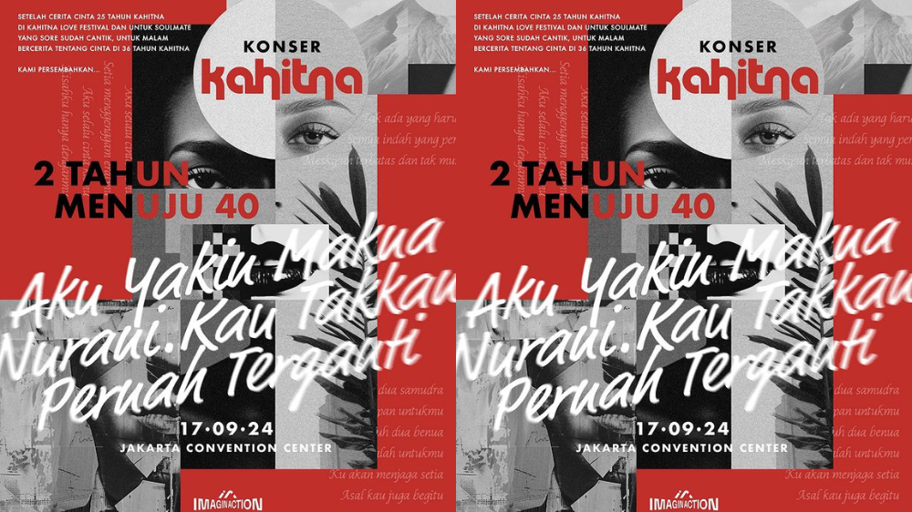 Soulmate Siapin Duit! Kahitna Bakal Gelar Konser '2 Tahun Menuju 40 Tahun' di JCC 17 September 2024, Catat Jadwal Penjualan Tiketnya!